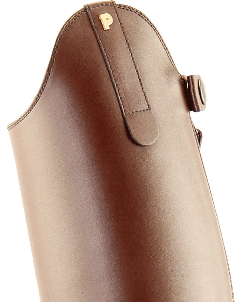 Bottes Petrie Riva en cuir souple, zippées option top cuff Stardust