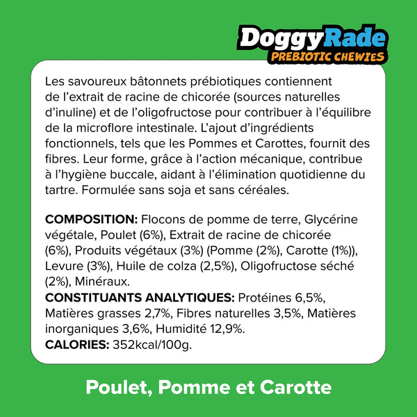 Friandises à Mâcher pour chiens aux Super-aliments Prébiotiques  - Doggyrade