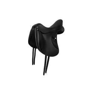 Selle de dressage Acavallo Heidy arçon carbone Kevlar noir