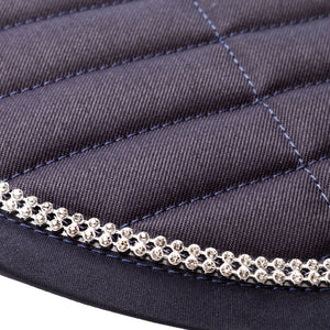 Tapis de selle KavalEasy Strass Kavalkade — Bleu marine — vue 2