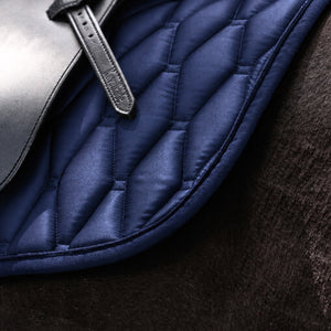 Tapis de selle Graceful Kavalkade — Bleu marine — vue 3