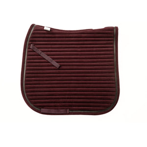 Tapis de selle Cozy in Corduroy Kavalkade bordeaux