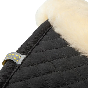Tapis de selle mouton Kavalkade — Noir/naturel — vue 2