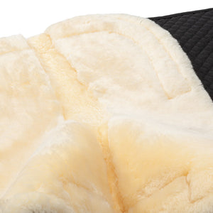Tapis de selle mouton Kavalkade — Noir/naturel — vue 3