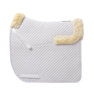 Tapis de selle mouton Kavalkade — Blanc/naturel