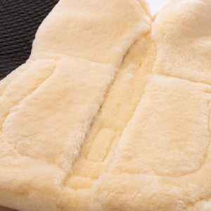 Tapis de selle mouton à poches Kavalkade — Noir/naturel — vue 7