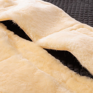 Tapis de selle mouton à poches Kavalkade — Noir/naturel — vue 8