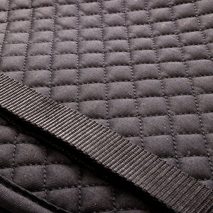 Tapis de selle mouton à poches Kavalkade — Noir/naturel — vue 5