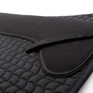 Tapis de selle KavalTop Shape antidérapant Kavalkade — Noir — vue 2