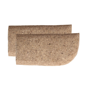 Inserts feutre 9 mm arrière pour tapis mouton Kavalkade — Beige/gris — vue 2