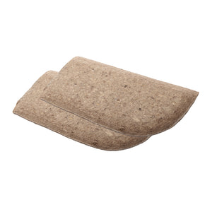 Inserts feutre 9 mm arrière pour tapis mouton Kavalkade — Beige/gris
