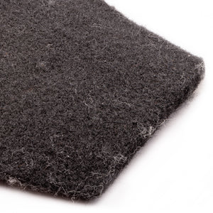 Inserts polyester 12 mm avant pour tapis mouton Kavalkade — Noir — vue 4