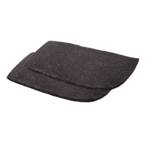 Inserts polyester 12 mm arrière pour tapis mouton Kavalkade — Noir — vue 4