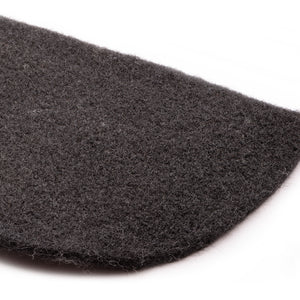 Inserts polyester 12 mm arrière pour tapis mouton Kavalkade — Noir — vue 3