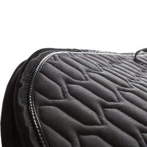 Tapis de selle Exclusive verni Kavalkade — Noir