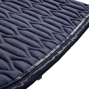 Tapis de selle Exclusive verni Kavalkade — Bleu marine — vue 2