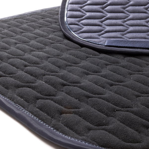 Tapis de selle Exclusive verni Kavalkade — Bleu marine — vue 3