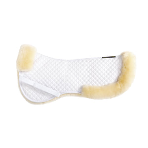 Amortisseur en mouton médical, bordure mouton, blanc/naturel