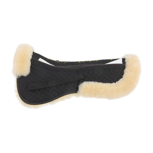 Amortisseur correcteur en mouton, poches et cales incluses, noir/naturel