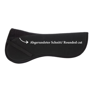 Amortisseur correcteur KavalTop-Vario, coupe arrondie, noir/noir