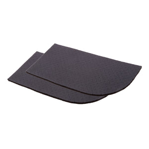 Cales néoprène 5 mm, arrière, pour amortisseur correcteur en mouton, noir