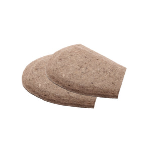 Cales feutre 9 mm, avant, pour amortisseur correcteur en mouton, gris