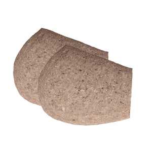Cales feutre 9 mm, avant, pour amortisseur correcteur en mouton, gris