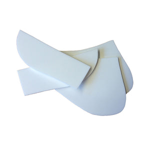 Cales de rechange en caoutchouc recyclé pour amortisseur correcteur en mouton, blanc