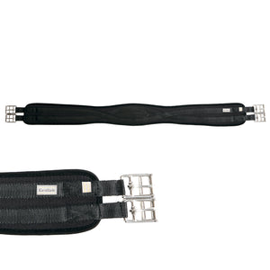Sangle longue Klimatex Classic Kavalkade sans élastique — Noir/noir — vue 2