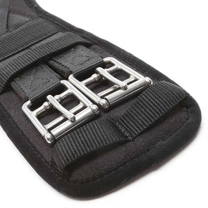 Sangle courte Klimatex Classic Kavalkade à élastiques — Noir/noir — vue 5