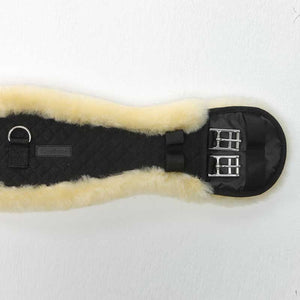 Sangle courte peau lainée Comfort Kavalkade — Noir/naturel — vue 3
