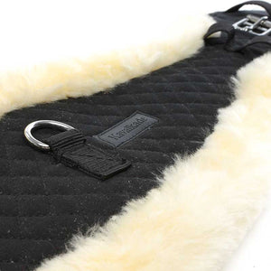 Sangle courte peau lainée Comfort Kavalkade — Noir/naturel — vue 4