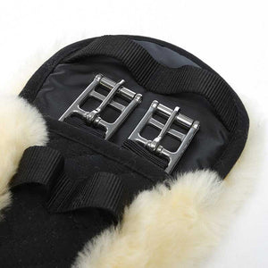 Sangle courte peau lainée Comfort Kavalkade — Noir/naturel — vue 5