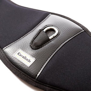 Sangle longue Memory Comfort Kavalkade sans élastique — Noir/noir — vue 3