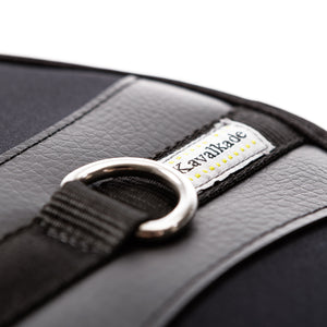 Sangle courte Memory Comfort Kavalkade sans élastique — Noir/noir — vue 3