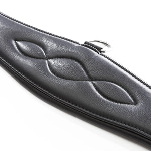 Sangle longue cuir souple Classic Kavalkade — Noir/noir — vue 4