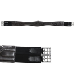 Sangle longue cuir souple Classic Kavalkade — Noir/noir — vue 2