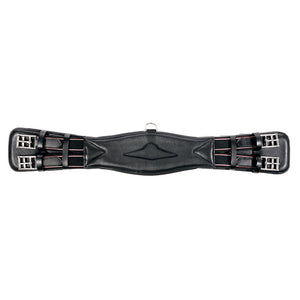 Sangle courte cuir souple Classic Kavalkade — Noir/noir