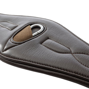 Sangle longue cuir souple Comfort Kavalkade à élastiques — Marron/marron — vue 2