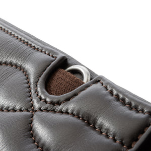 Sangle longue cuir souple Comfort Kavalkade à élastiques — Marron/marron — vue 4