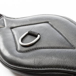 Sangle courte cuir souple Comfort Kavalkade à élastiques — Noir/noir — vue 2