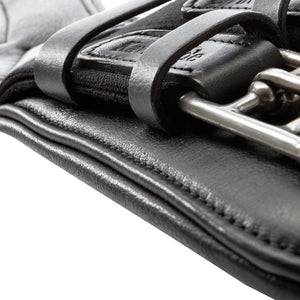 Sangle courte cuir souple Comfort Kavalkade à élastiques — Noir/noir — vue 4