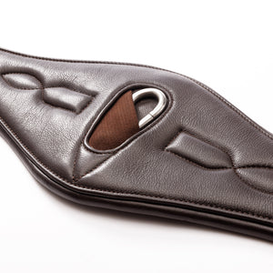 Sangle longue cuir souple Comfort Kavalkade sans élastique — Marron/marron — vue 4