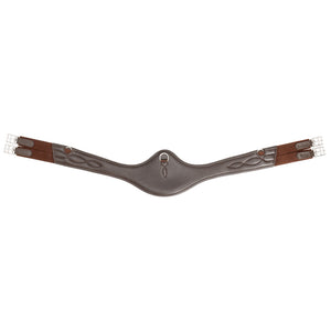 Sangle longue cuir souple Casper Kavalkade — Marron/marron