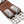Sangle longue cuir souple Casper Kavalkade — Marron/marron — vue 2