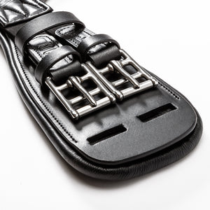 Sangle courte cuir souple Casper Kavalkade — Noir/noir — vue 3