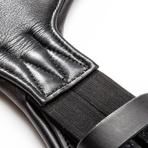 Sangle courte cuir souple Casper Kavalkade — Noir/noir — vue 4