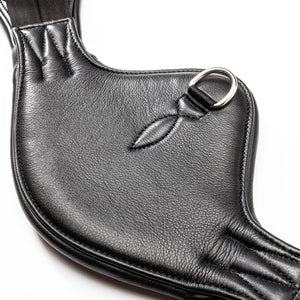 Sangle courte cuir souple Casper Kavalkade — Noir/noir — vue 5