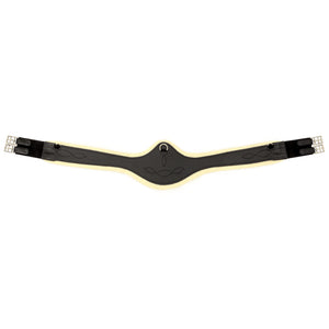Sangle longue cuir huilé Casper Kavalkade mouton synthétique — Noir/beige — vue 2