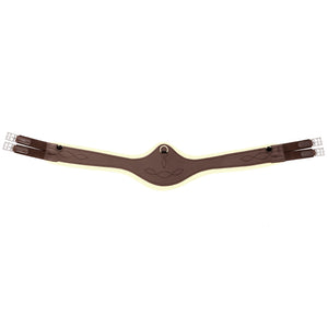 Sangle longue cuir huilé Casper Kavalkade mouton synthétique — Marron/beige — vue 2